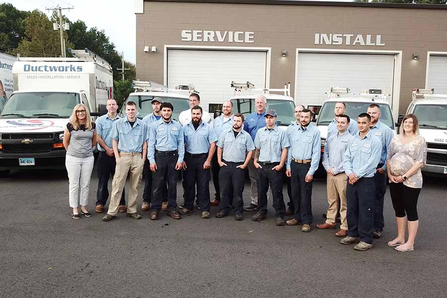 Ductworks HVAC Services staff in Southington, CT